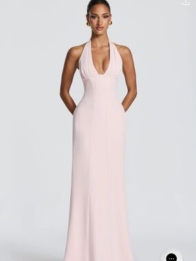 Adora Maxi Dress in Blush Pink